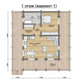 Дом из бревна VZ-126